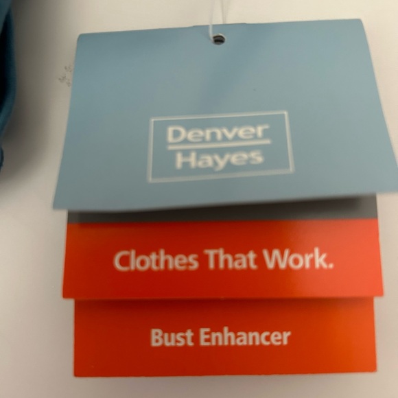 NEW Blue Tank Top w/Built in Bra LG - Picture 4 of 7